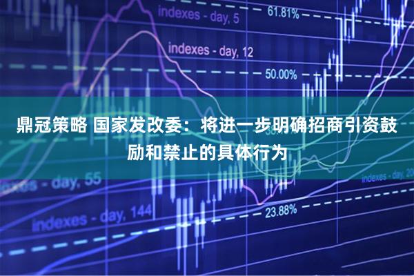 鼎冠策略 国家发改委：将进一步明确招商引资鼓励和禁止的具体行为