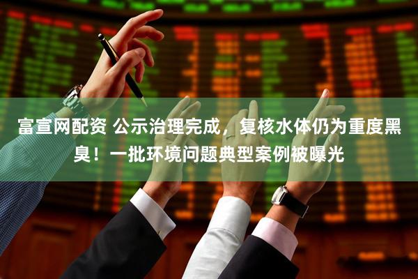 富宣网配资 公示治理完成，复核水体仍为重度黑臭！一批环境问题典型案例被曝光